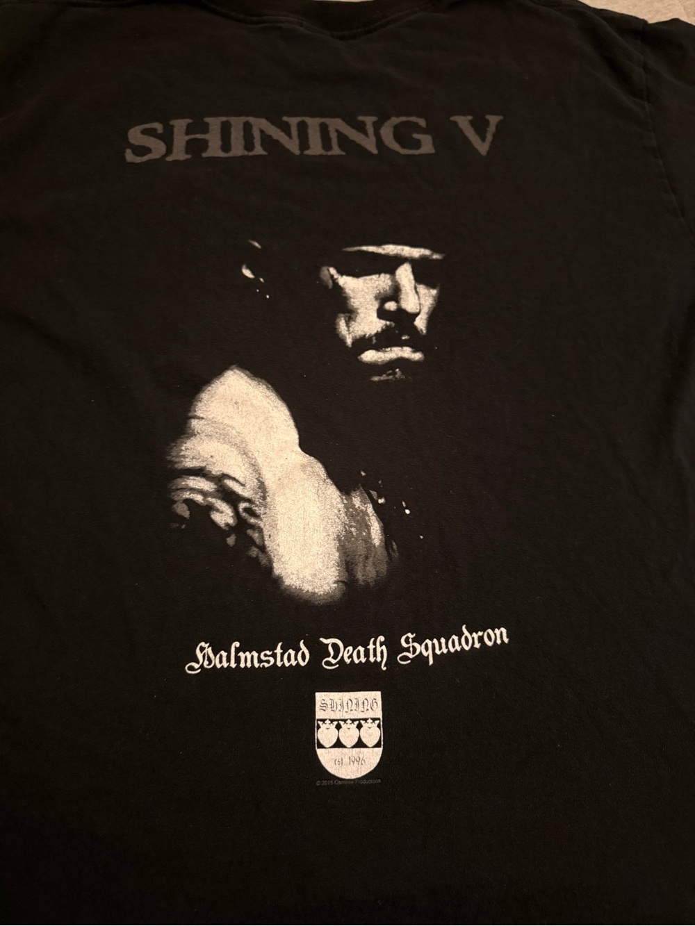 Black Graphic Long Sleeve Shirt - Shining DSBM - Picture 5 of 5